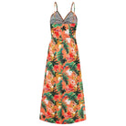 Twisted Printed V-Neck Cami Dress - VacationGrabs