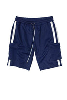 Two Stripe Cargo Pouch Shorts - VacationGrabs