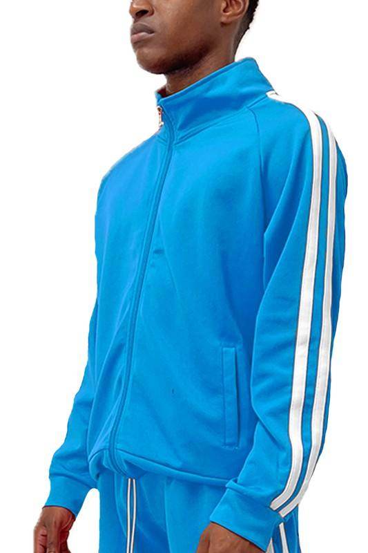 Two Stripe Track Jacket - VacationGrabs