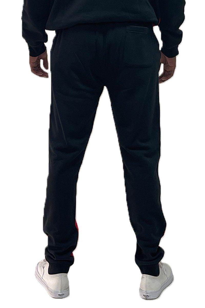 WEIV Men's Joggers in Black, ideal for vacation casual wear men with a comfortable fit