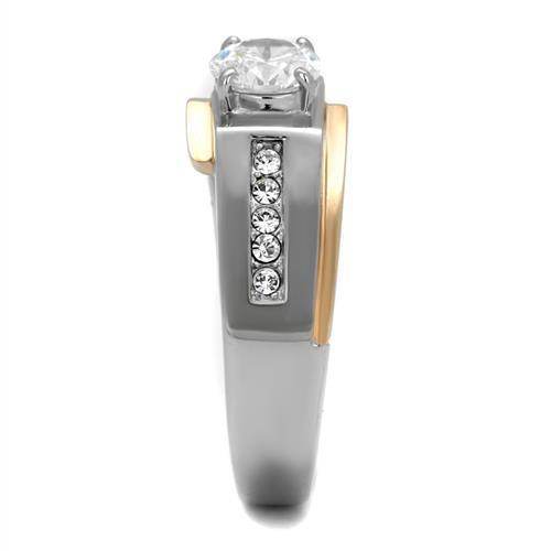 Stylish men's ring with diamonds, perfect vacation jewelry for men from VacationGrabs