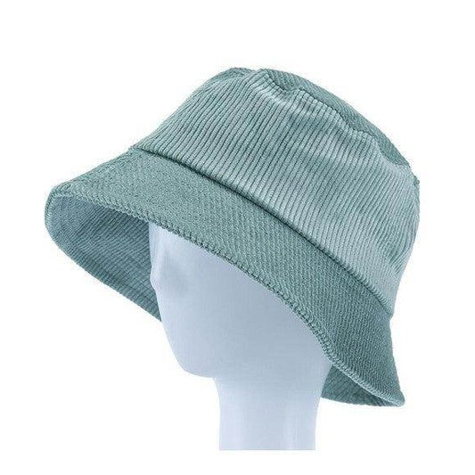 Fashion Fantasia Women's Vacation Style Bucket Hat in Soft Blue Color for Summer Outfits