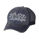 Ocean and 7th Crazy Thankful Hat in Navy Blue for a casual vacation style hat