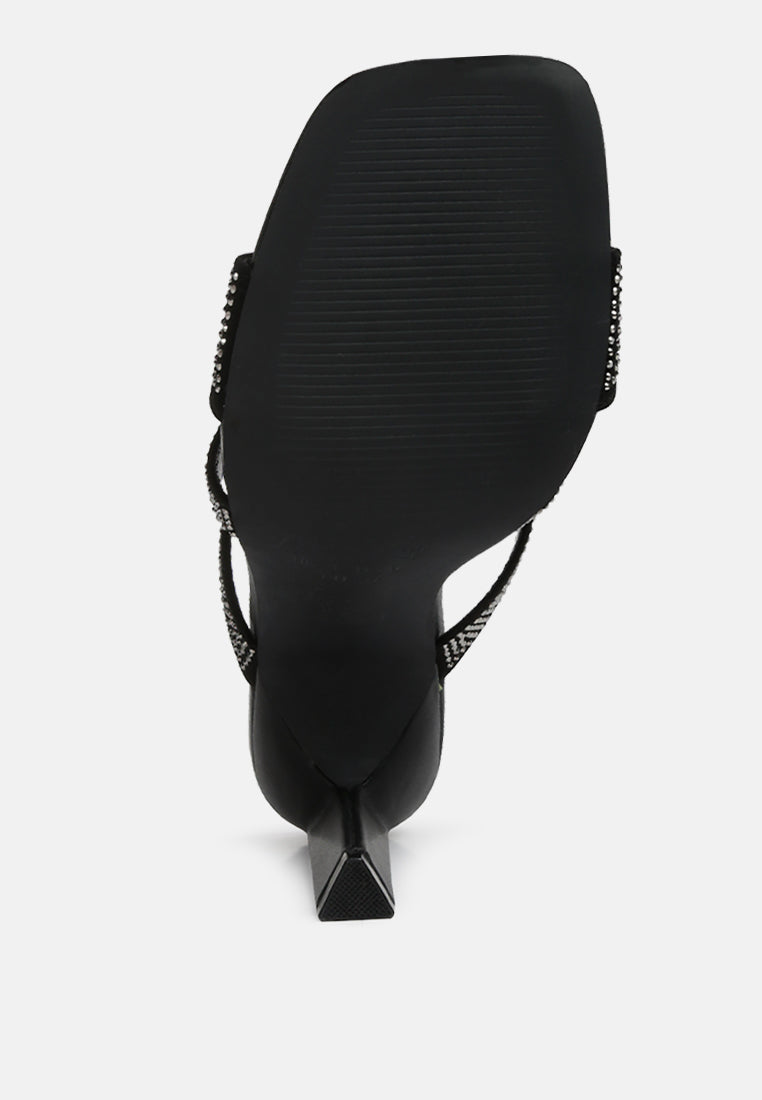 Black London Rag International Women's Heels with a stylish design perfect for vacation worthy shoes and apparel