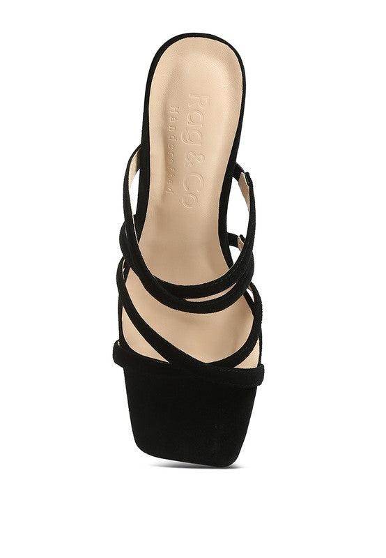 Valentina Strappy Casual Block Heel Sandals - VacationGrabs