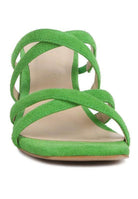 Valentina Strappy Casual Block Heel Sandals - VacationGrabs