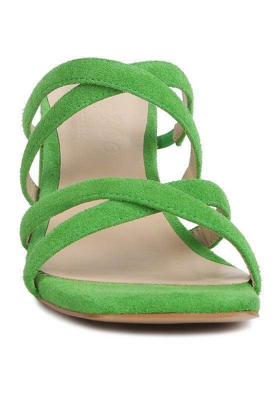 Valentina Strappy Casual Block Heel Sandals - VacationGrabs