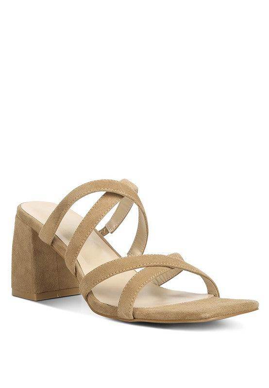 Valentina Strappy Casual Block Heel Sandals - VacationGrabs