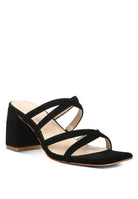 Valentina Strappy Casual Block Heel Sandals - VacationGrabs