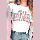 Valentine's Day In My Self Love Era Graphic T-Shirt - VacationGrabs