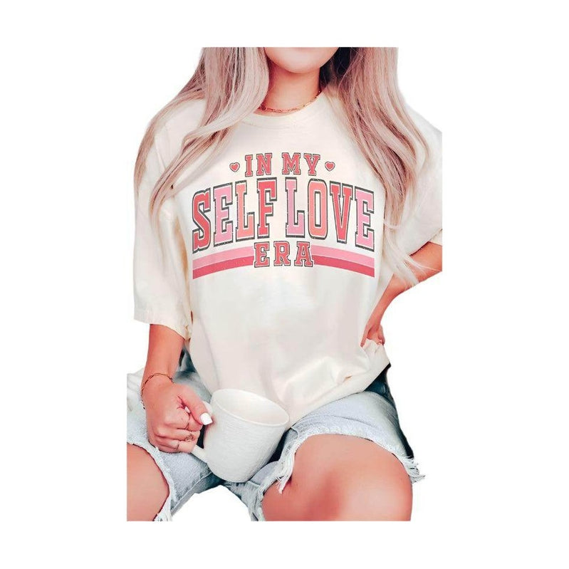 Valentine's Day In My Self Love Era Graphic T-Shirt - VacationGrabs