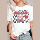 Valentine's Day Sucker For You Graphic T-Shirt - VacationGrabs