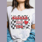 Valentine's Day Sucker For You Graphic T-Shirt - VacationGrabs