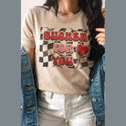 Valentine's Day Sucker For You Graphic T-Shirt - VacationGrabs