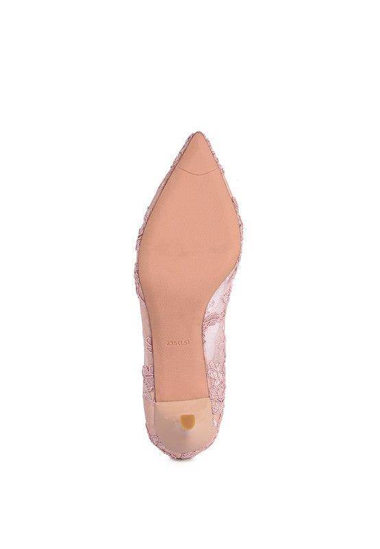 Sole of Rag Company reunion high heel shoes featuring a smooth finish and stylish design