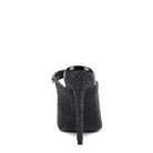 Twinklet party heels in black glitter with a stylish stiletto heel for elegant occasions