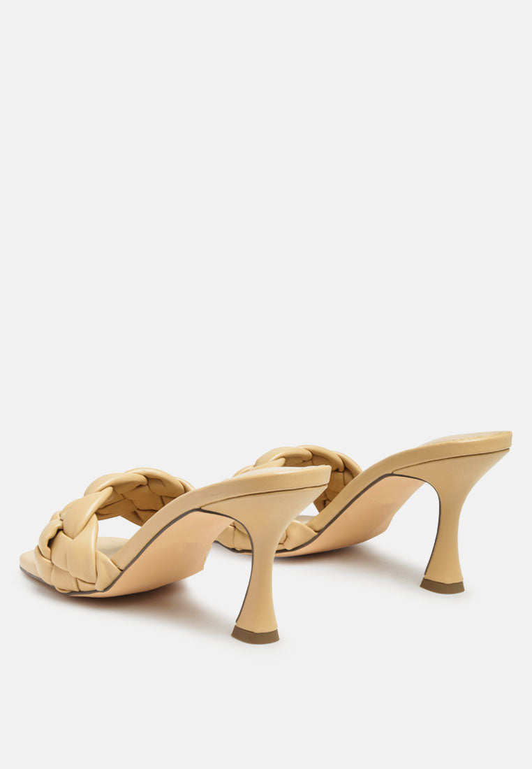 London Rag International Women's Heels in Beige, perfect for vacation worthy footwear