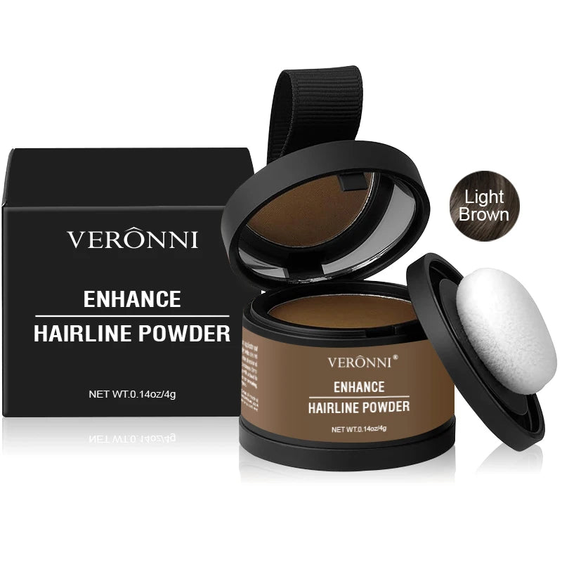Light brown hair line powder for thinning hair by VacationGrabs, enhances hairline appearance