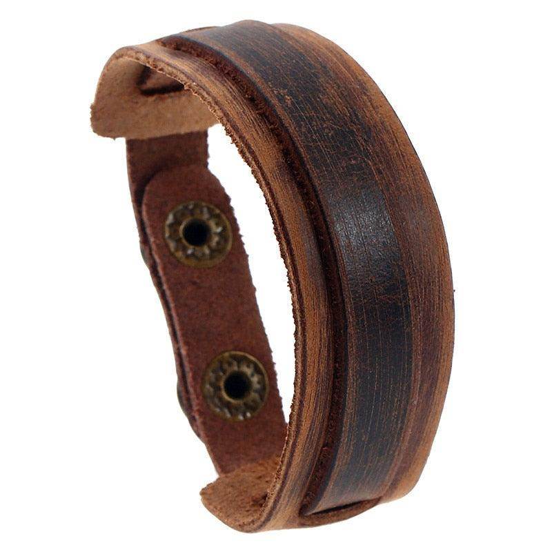 Vintage Punk Retro Multilayer Wristband Bracelets For Men - VacationGrabs