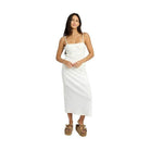 Waffle Knit Midi Dress - VacationGrabs