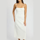 Waffle Knit Midi Dress - VacationGrabs