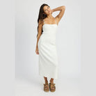 Waffle Knit Midi Dress - VacationGrabs