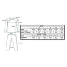WEIV warm mens plaid shirt with a comfortable fit and detailed size chart for accurate sizing
