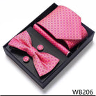 Men's Accessories - Ties Wedding Present Tie Pocket Squares Cufflink Sets 28 Styles