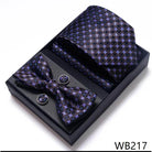 Wedding Present Tie Pocket Squares Cufflink Sets 28 Styles - VacationGrabs