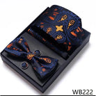 Wedding Present Tie Pocket Squares Cufflink Sets 28 Styles - VacationGrabs