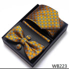 Men's Accessories - Ties Wedding Present Tie Pocket Squares Cufflink Sets 28 Styles