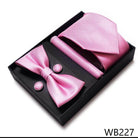 Wedding Present Tie Pocket Squares Cufflink Sets 28 Styles - VacationGrabs