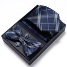 Wedding Present Tie Pocket Squares Cufflink Sets 28 Styles - VacationGrabs
