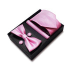 Wedding Present Tie Pocket Squares Cufflink Sets 28 Styles - VacationGrabs