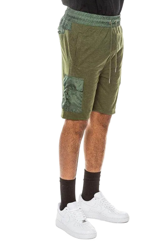 Mens Heathered Light Weight Slub Shorts - VacationGrabs