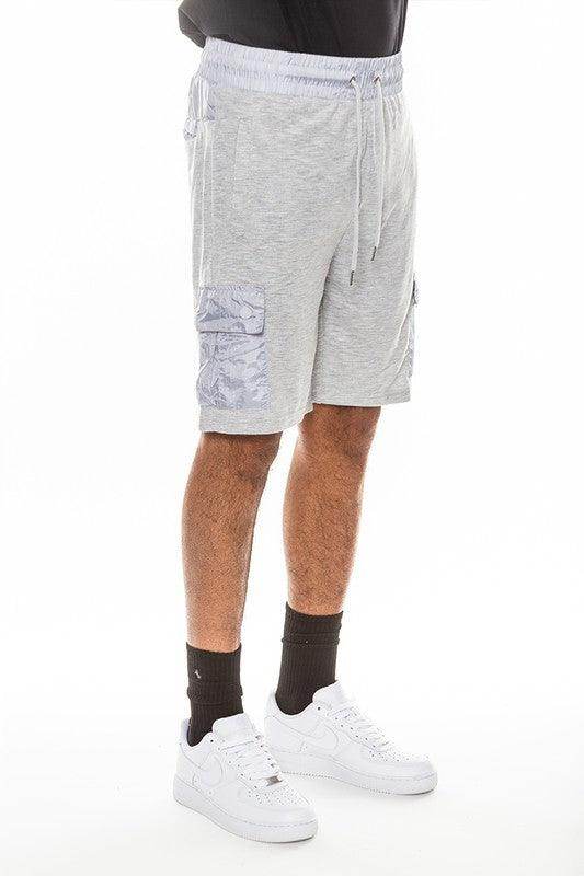 Men's Heathered Activewear Shorts - VacationGrabs