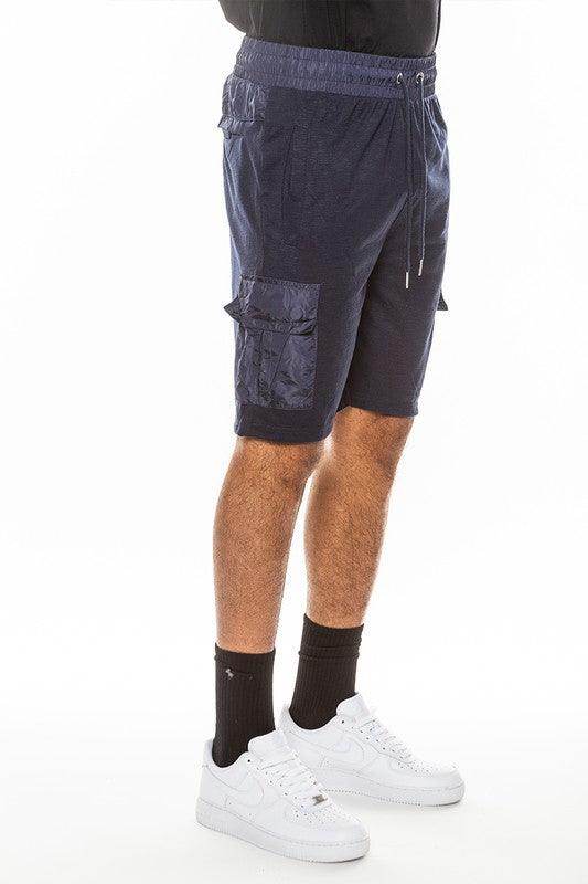 Mens Heathered Light Weight Slub Shorts - VacationGrabs