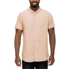 Mens Casual Short Sleeve Solid Shirts - VacationGrabs