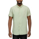 Mens Casual Short Sleeve Solid Shirts - VacationGrabs