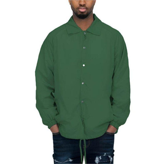 Casual Windbreaker Coaches Jacket - VacationGrabs