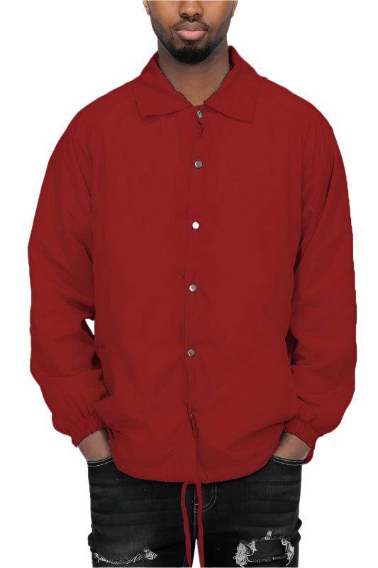 Casual Windbreaker Coaches Jacket - VacationGrabs