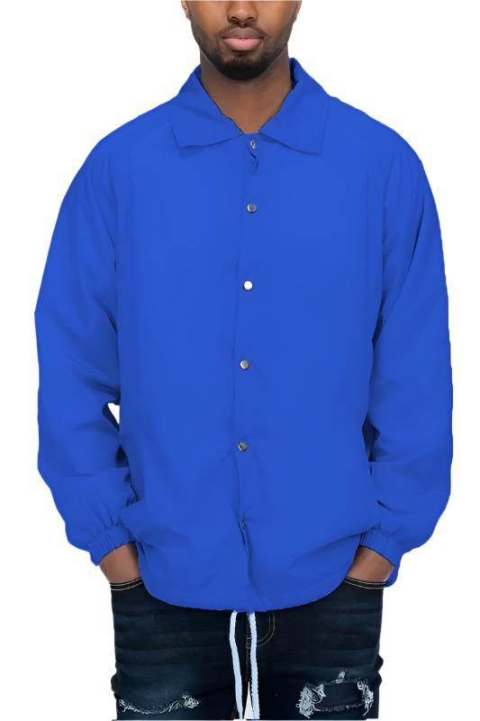 Casual Windbreaker Coaches Jacket - VacationGrabs