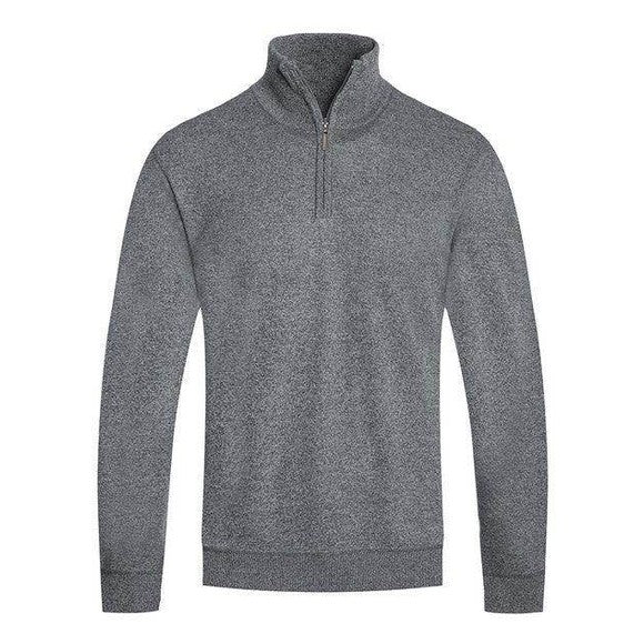 Mens Knit Quarter Zip Sweater - VacationGrabs