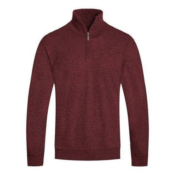 Mens Knit Quarter Zip Sweater - VacationGrabs