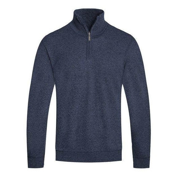 Mens Knit Quarter Zip Sweater - VacationGrabs