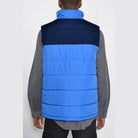 Mens Two Tone Color Block Padded Vest - VacationGrabs