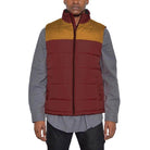 Mens Two Tone Color Block Padded Vest - VacationGrabs