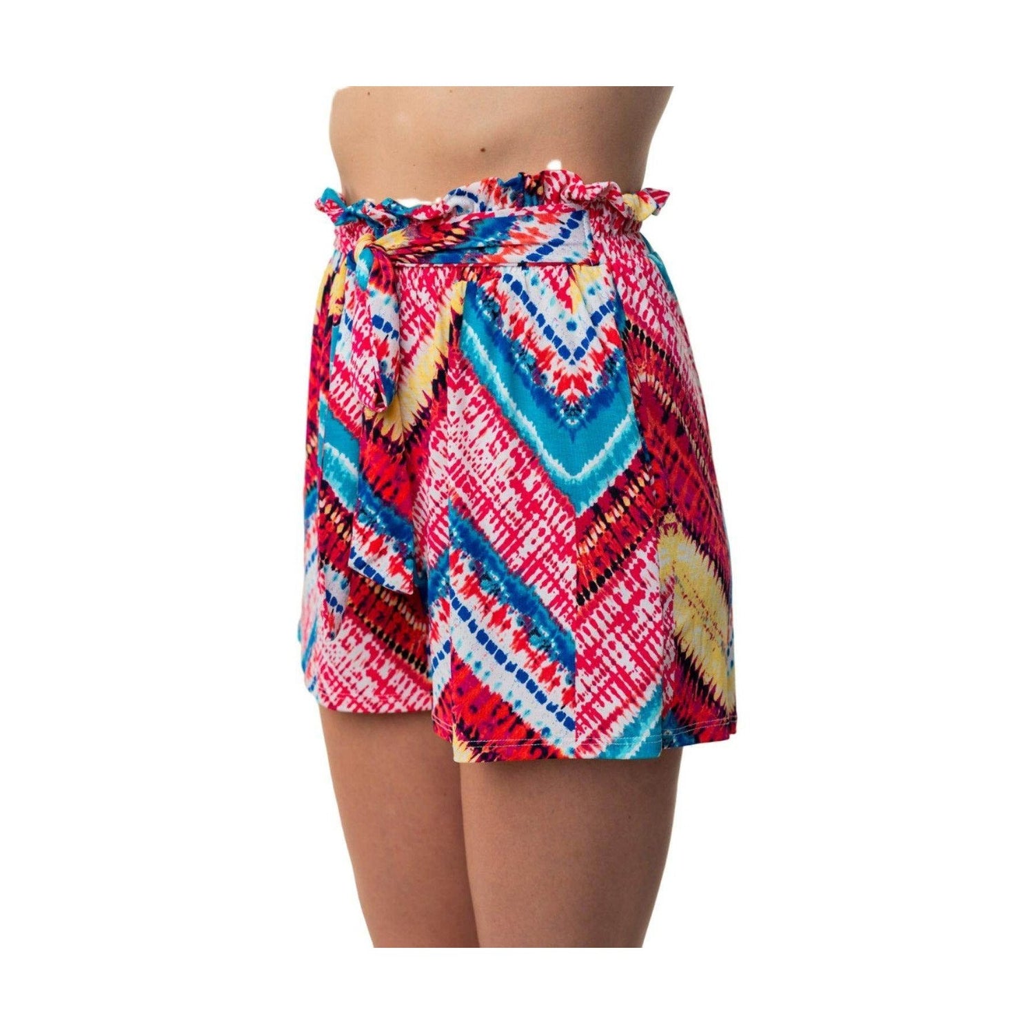 White Birch High Waisted Printed Shorts - VacationGrabs