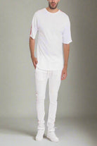 Men's 2PC Track Sets featuring a white rainbow shirt and pants designed for comfort and style