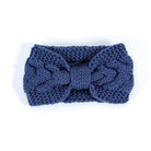 Winter Crochet Bow Twisted Head Band - VacationGrabs